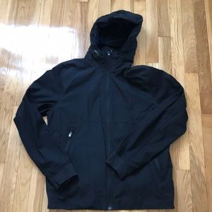 Lulu lemon men’s hooded black jacket